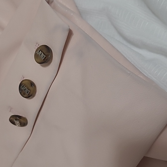 DKNY - Faux Leather Blazer - Picture 9 of 9